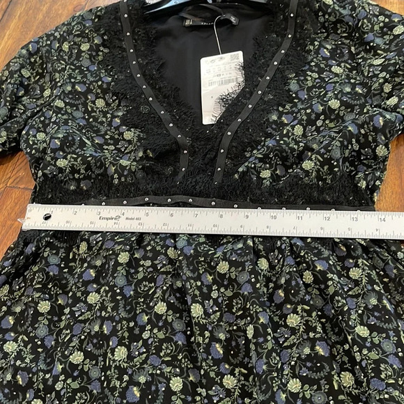 Zara Basic Floral Lace Applique Dress Size small - Picture 12 of 16